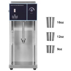 Ice Cream Blender, 400W High-Speed Ice Cream Maker Mixer Stir Machine 4200RPM, Stepless Speed Adjustment, 304 Stainless Steel Ice Cream Shaker