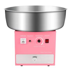 Electric Cotton Candy Machine, 1000W Commercial Candy Floss Maker with 20.5 in Stainless Steel Bowl, Sugar Scoop, and Drawer, Easy Home Use